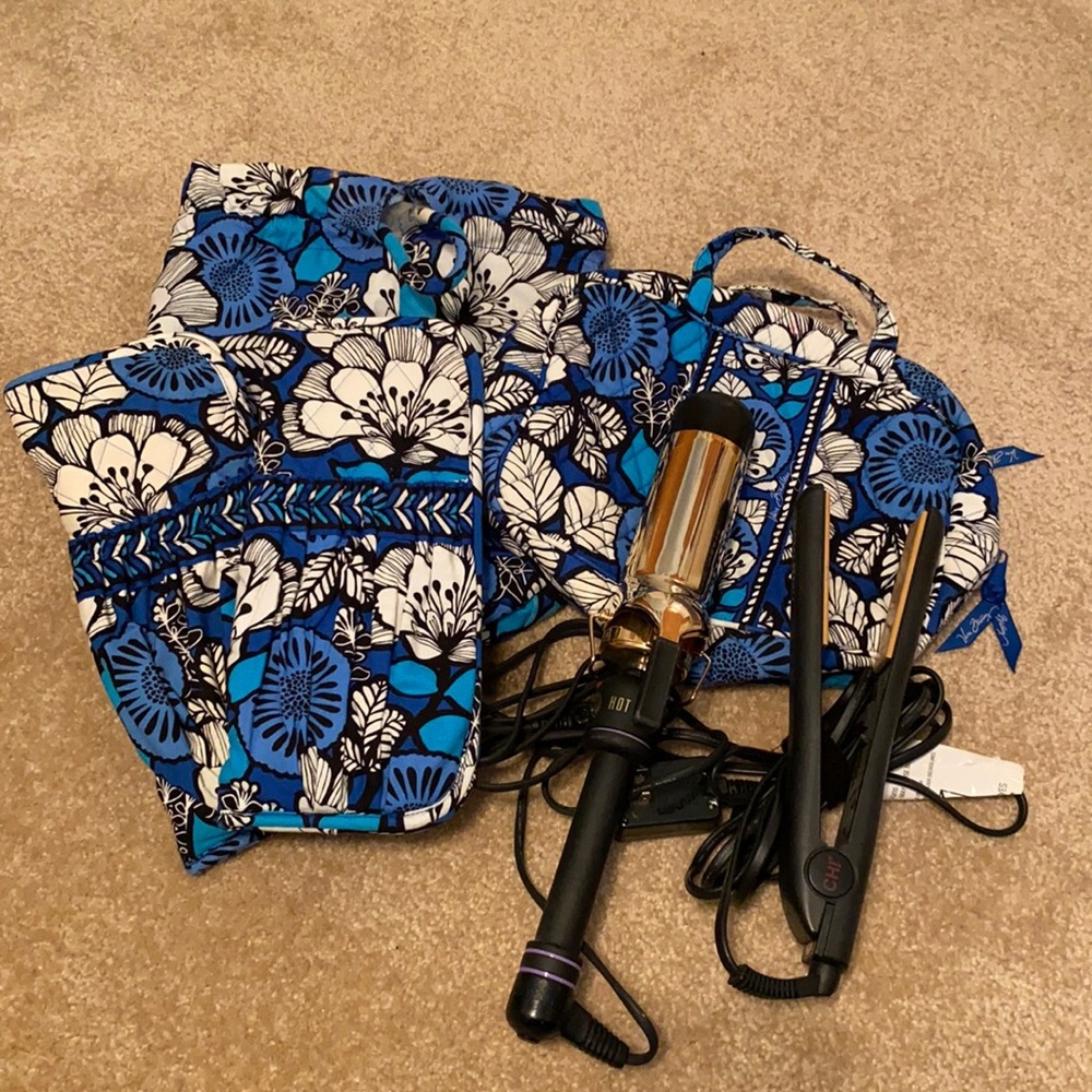Vera Bradley Set with Hair Tools (Included!)